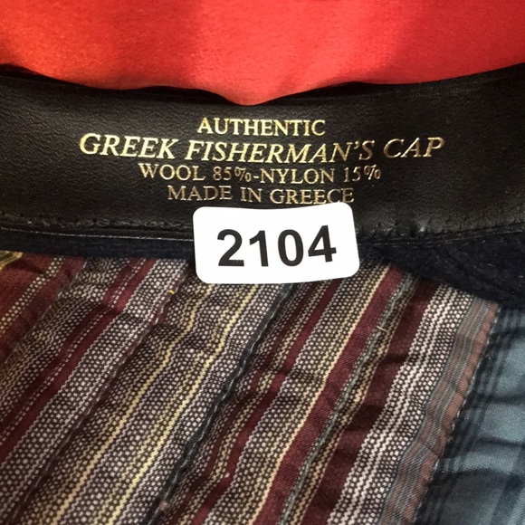 Mens genuine Grecian fishing hat - Picture 7 of 7